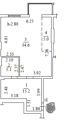 дивух комнатная квартира новострой Одесса - изображение 5