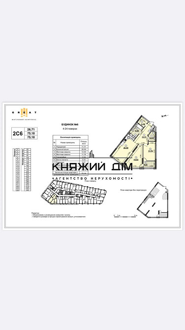 Продам видову 2-к кв. в ЖК Грейт вул.Дніпровська наб. 15Е. 5 Будинок. Kiev - photo 5