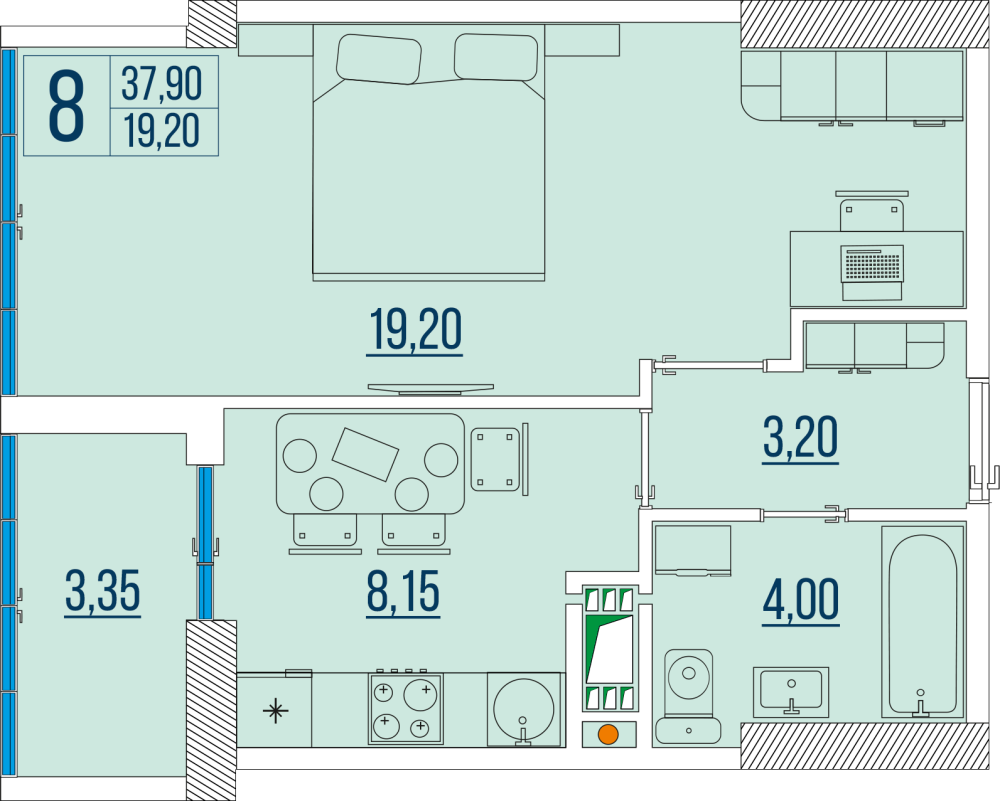 Продаж Квартира 1-кімнатна на ул. Бугаевская, 44 Odessa - photo 18