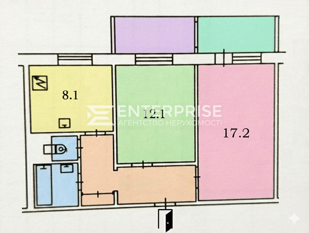 Продаж Квартира 2-кімнатна, 15/18 поверх на вул. Ревуцкого Київ - фото 9