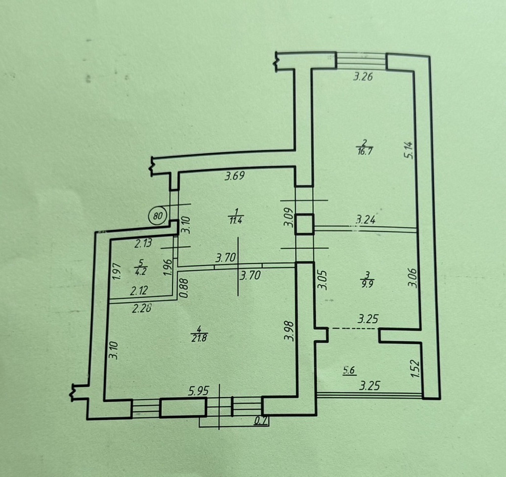Продаж Квартира 2-кімнатна, 10/10 поверх на Хіміків вул., 39 Ivano-Frankivs'k - photo 16