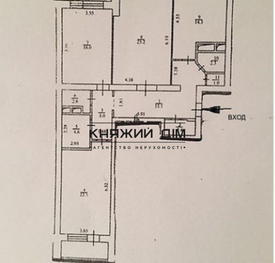 Продажа раздельная 3-х к. кв. ЖД Дарница. № 21106271 Київ