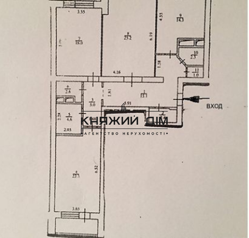 Продажа раздельная 3-х к. кв. ЖД Дарница. № 21106271 Київ - фото 3
