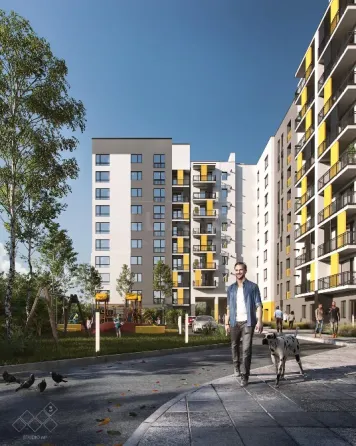 For sale 1-room Apartment 38.6 sq.m Стожари Ivano-Frankivs'k
