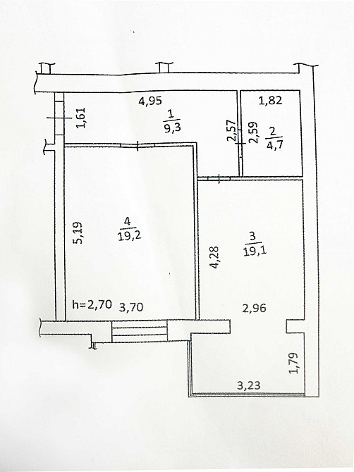 Продаж Квартира 1-кімнатна, 1/10 поверх на вул. Тетерівський Житомир - фото 1
