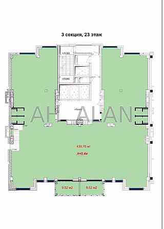 Оренда офісне приміщення на вул. Антоновича приміщень - 1, поверх - 23/24 Київ