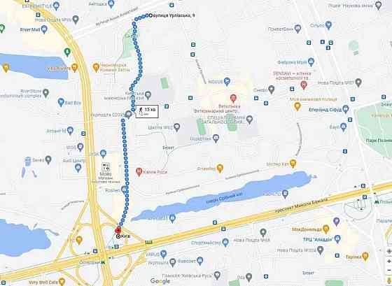 Оренда Квартира 2-кімнатна, 1/20 поверх на Григоренко Петра просп., 39б Київ