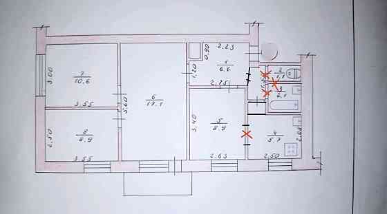 Продаж 3к Квартира 63 кв.м Велика Бердичівська 56/1 Zhytomyr