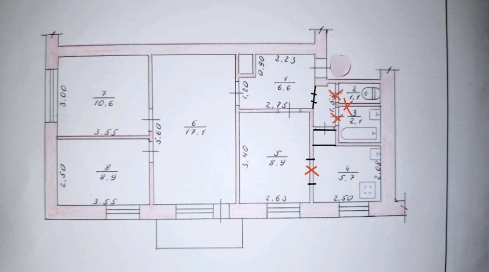 Продаж 3к Квартира 63 кв.м Велика Бердичівська 56/1 Zhytomyr - photo 1
