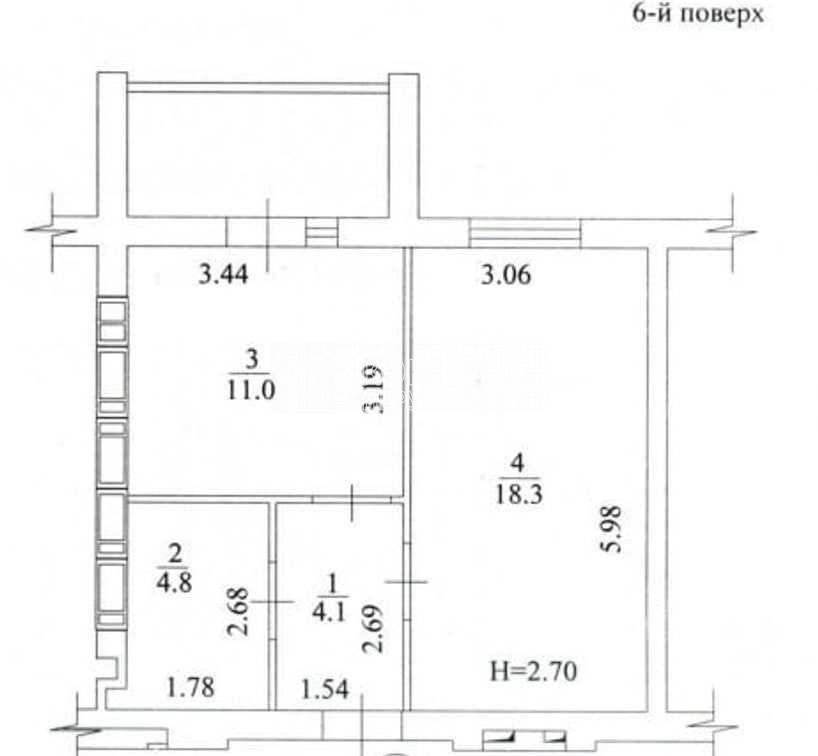 Продаж Квартира 1-кімнатна, 6/9 поверх на вул. Полтавський Шлях Харків - фото 8