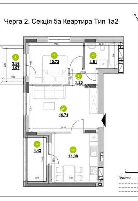 Продаж 2к Квартира 54 кв.м Рудненська вул., 8 Львів - фото 2