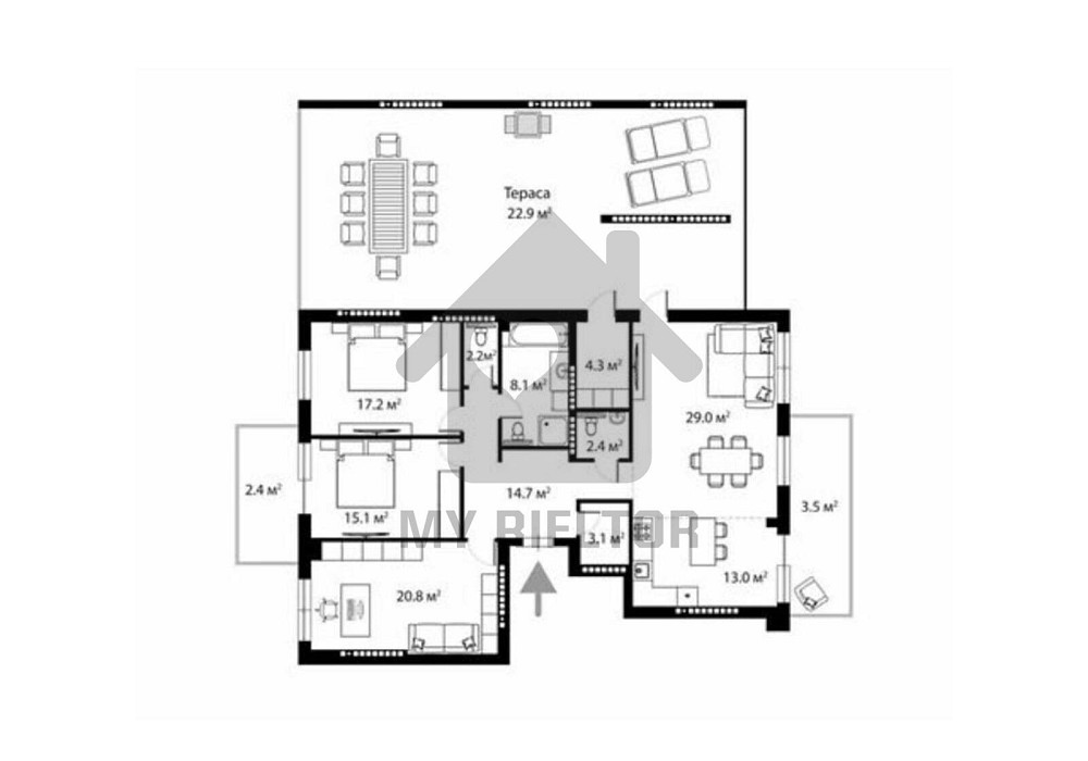 Продаж просторої квартири у неймовірному ЖК! Uzhhorod - photo 1