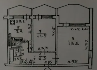 Двухкомнатная сотовая на Балковской. Одеса - фото 8