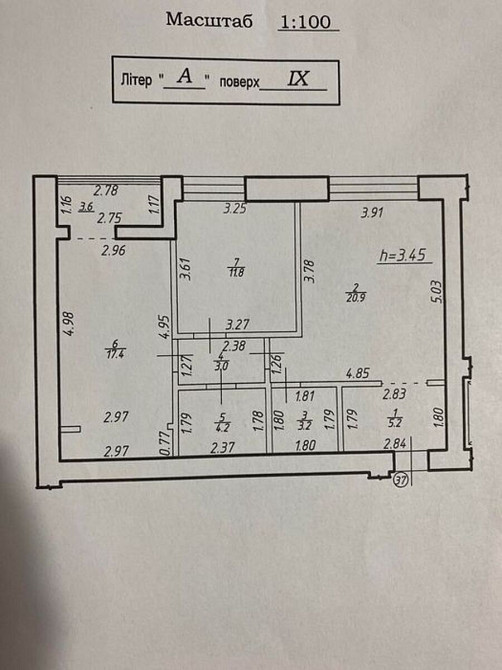 Продаж Квартира 2-кімнатна, 9/9 поверх на вул. Національної Гвардії Івано-Франківськ - фото 2