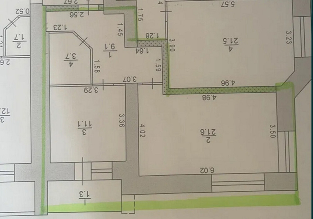 Продаж 1к квартири, 46 кв.м, Петриків  - фото 3