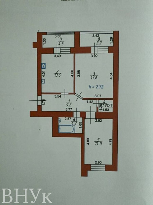 Продаж Квартира 2-кімнатна, 8/10 поверх на Карамель Конякіна 2 підїзд Луцк - изображение 3