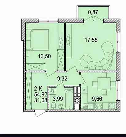 Продаж Квартира 1-кімнатна, 5/9 поверх на Назарія Яремчука Брітанія Холл Luts'k