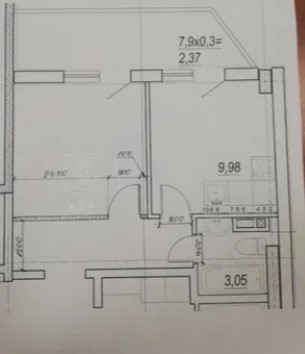 Продаж Квартира 1-кімнатна на переулок Товарный, 1 Одеса - фото 3