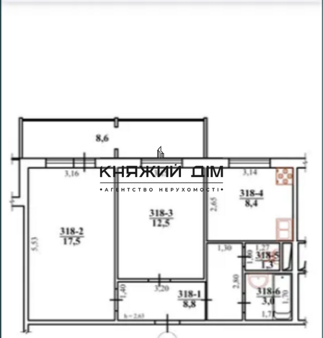 Продаж Квартира 2-кімнатна, 8/12 поверх на Харьковское шоссе Київ - фото 7