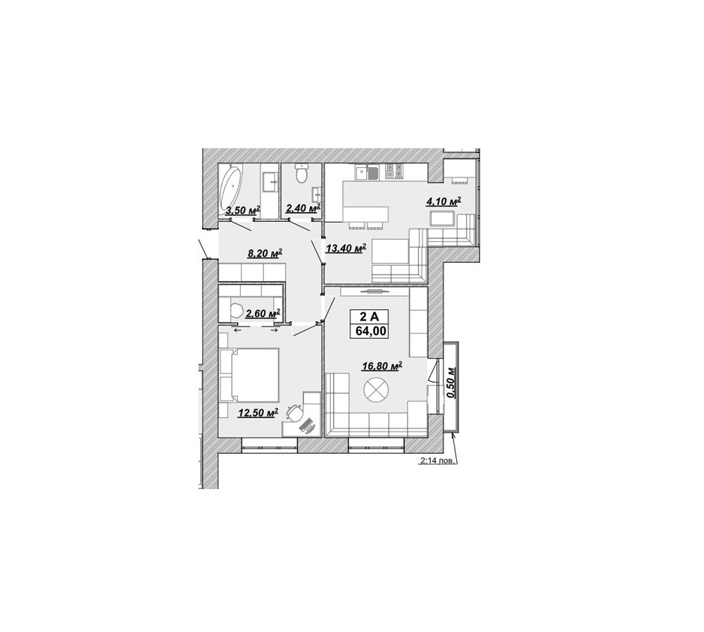 Продаж Квартира 1-кімнатна, 3/14 поверх Івано-Франківськ - фото 6