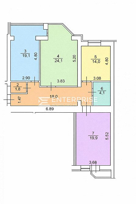 Продаж Квартира 3-кімнатна, 6/13 поверх на вул. Юлії Здановської Kiev - photo 9