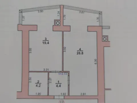 For sale 1-room Apartment 54 sq.m ЖК вул. Степана Бандери, 32/1 Khmel'nyts'kyy - photo 2