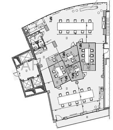 Оренда офісне приміщення на Євгена Коновальця вул., 36Д поверх - 5/9 Київ