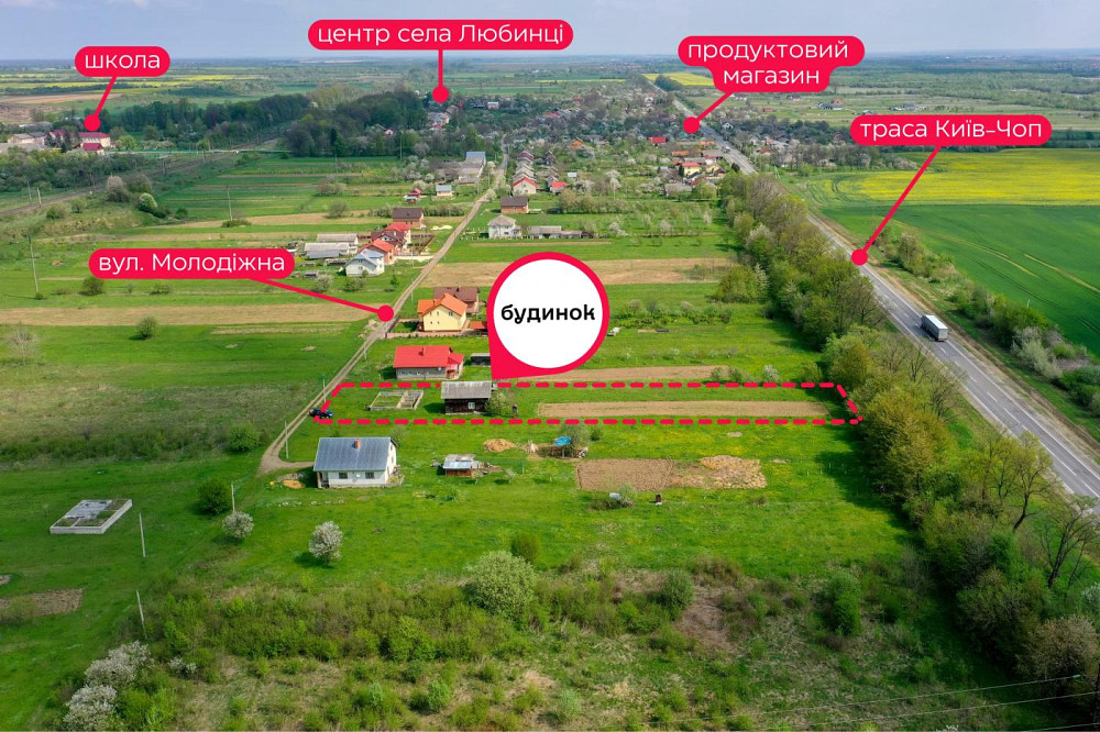 Продаж земельної ділянки 25 соток на вул. Молодіжна Любинці - фото 1