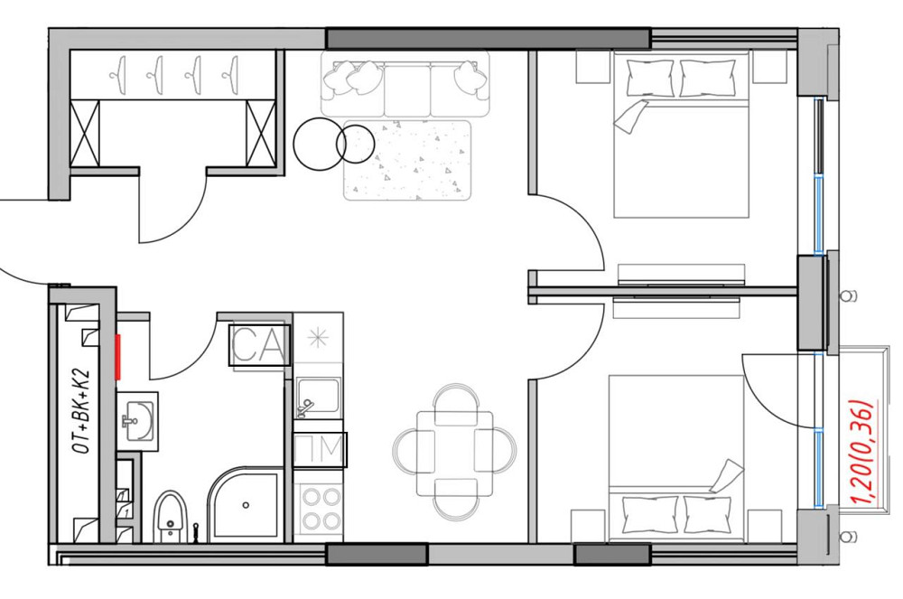 Продаж Квартира 2-кімнатна на ул. Дачная, 28 Одеса - фото 7