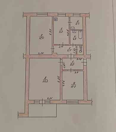 Продаж 3к Квартира 84 кв.м Озерне Zhytomyr