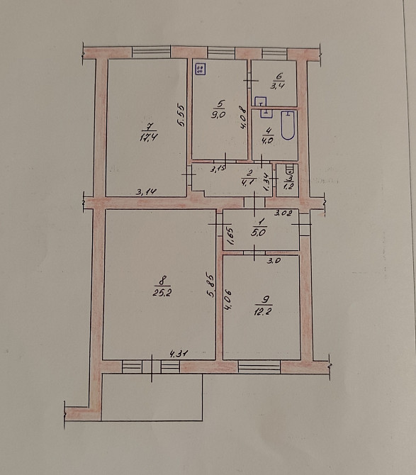 Продаж 3к Квартира 84 кв.м Озерне Житомир - изображение 1