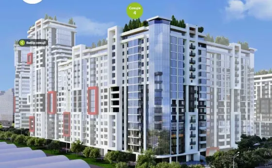 For sale 2-room Apartment 47 sq.m Вильямса ЖК Таировские сады Odessa