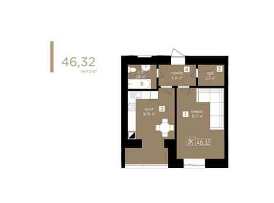 Продаж Квартира 1-кімнатна, 7/10 поверх на Молодіжна вул., 53 Івано-Франківськ