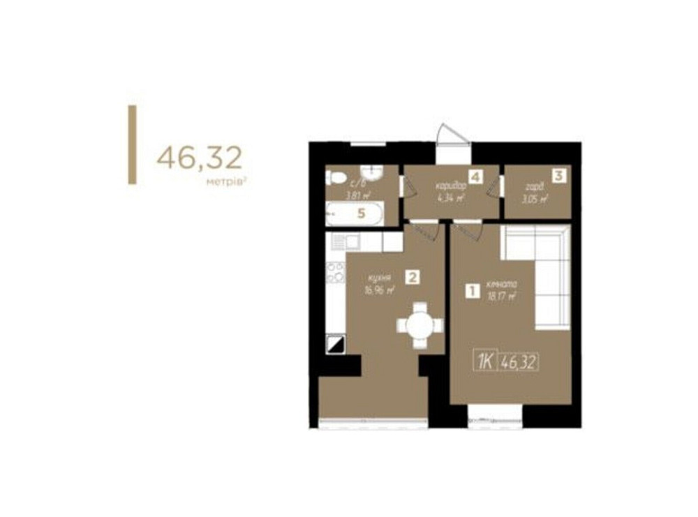 Продаж Квартира 1-кімнатна, 7/10 поверх на Молодіжна вул., 53 Івано-Франківськ - фото 3