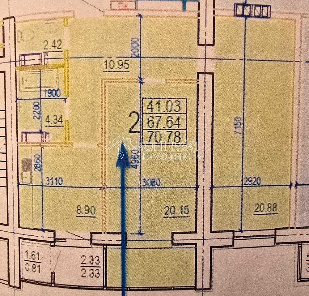 Продаж Квартира 2-кімнатна, 10/15 поверх на вул. Клочківська Харків - фото 7