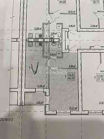 Продаж Квартира 1-кімнатна, 6/9 поверх на вул. Борткевича Kharkiv