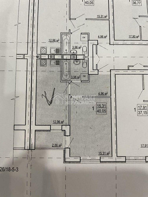Продаж Квартира 1-кімнатна, 6/9 поверх на вул. Борткевича Kharkiv - photo 1