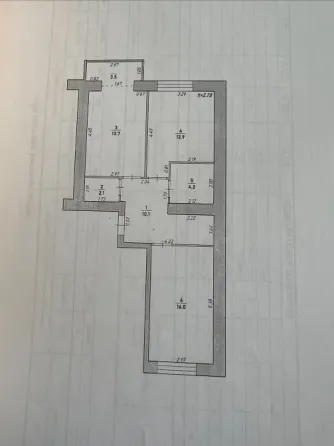 Продаж 2к Квартира 62.5 кв.м Княгинен, 44 Івано-Франківськ