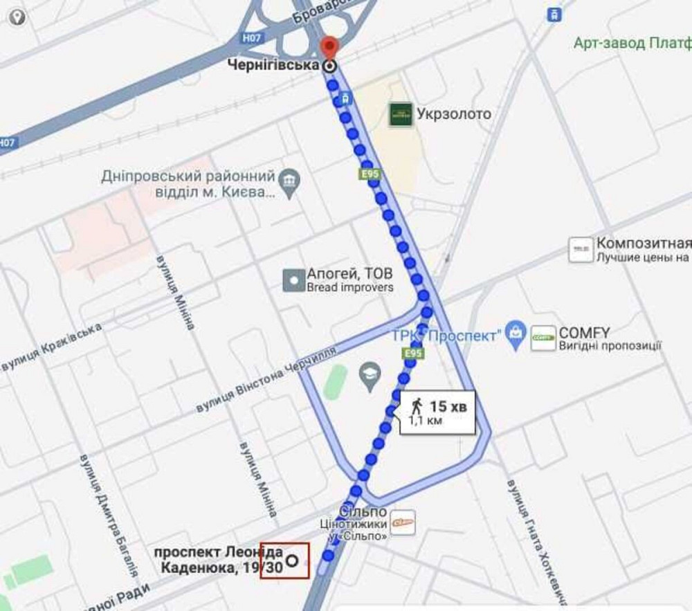 Оренда Квартира 1-кімнатна, 6/9 поверх на просп. Каденюка, 19/30 Киев - изображение 13