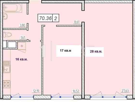 2-х комнатная 46 Жемччужина  на Таирова Дом сдан Limanka
