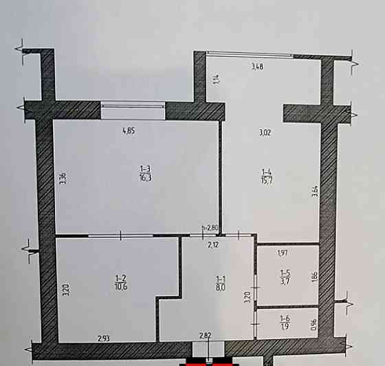Продаж Квартира 2-кімнатна, 5/12 поверх на вул. Миру Zhytomyr