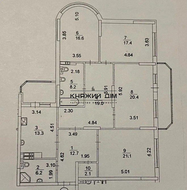 #127961; Продається простора 4-кімнатна квартира, 148,4 м#178; Чавдар.м.Осокорки Киев - изображение 5