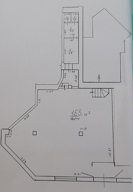 Оренда торгове приміщення на Пилипа Орлика, 8 поверх - 1/3 Івано-Франківськ - фото 2