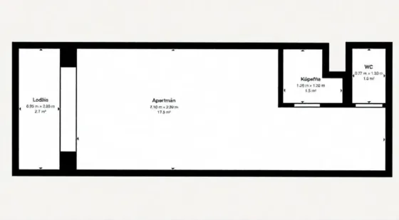 Продаж 1к Квартира 24 кв.м Kysucká, Košice – Terasa Кошице