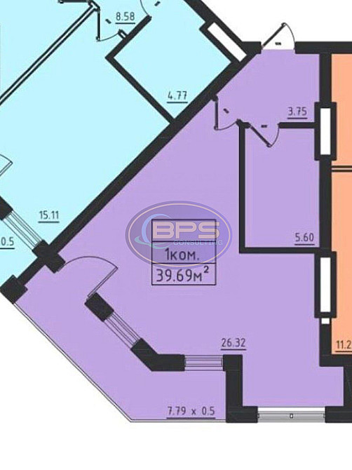 Продаж 1к квартири 39.7 кв. м Одеса - фото 9