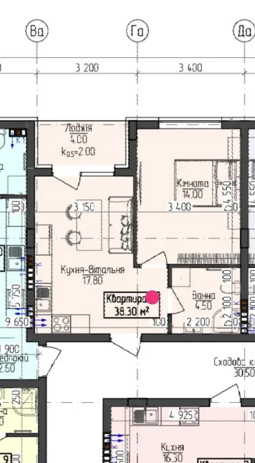Продажа 1к Квартира 39 кв.м Волошкова 32 Сторожниця - изображение 15