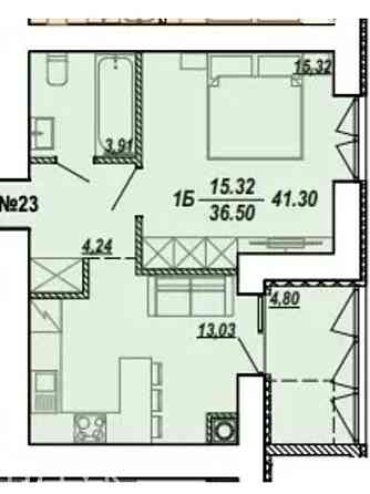 Продаж Квартира 1-кімнатна, 8/8 поверх на вул. Текстильна Тернопіль