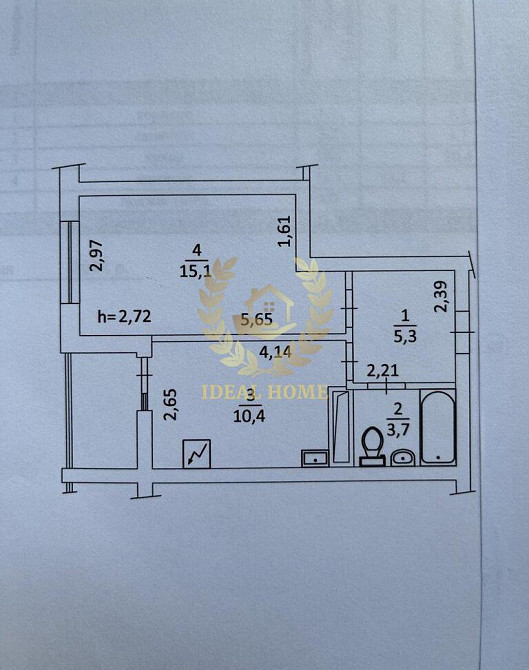Продаж Квартира 1-кімнатна на Автозаводская ул., 72Б Київ - фото 1