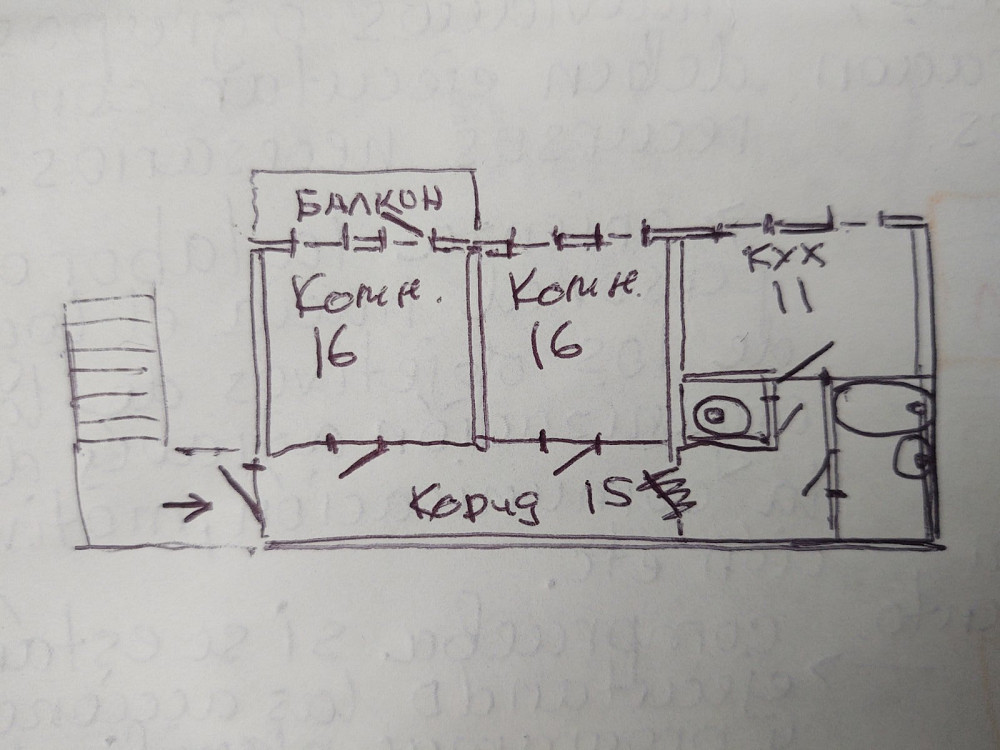 В продаже роскошная двухкомнатная квартира на ул. Торговая. Авторский ремонта Одеса - фото 19