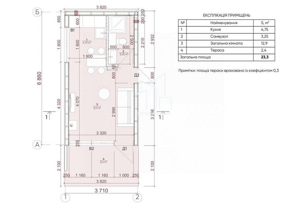 Продаж 1-поверховий Будинок  32 кв.м 1 кімн. на Моршин вул. Моршин - изображение 6